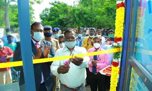 ரயில் பயணிகள் வசதிக்காக தமிழ்நாடு மெர்க்கன்டைல் வங்கி சார்பில் புதிய ஏடிஎம் திறப்பு