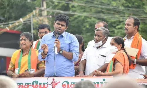 பா.ஜ.க வில் தலைவர் என்பது பதவி கிடையாது அது ஒரு சேவை : பா.ஜ.க மாநிலத்தலைவர் அண்ணாமலை