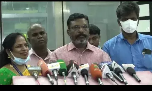 மேகதாது அணை விவகாரம் விசிக தலைவர் தொல். திருமாவளவன் விமான நிலையத்தில் பேட்டி மேகதாது அணை விவகாரம் விசிக தலைவர் தொல். திருமாவளவன் விமான நிலையத்தில் பேட்டி