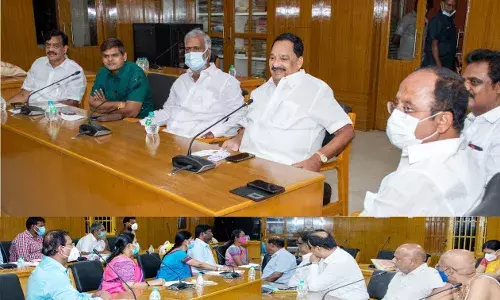 சோளிங்கர் யோகநரசிம்மர் திருக்கோயில் ரோப்கார் பணிகள் குறித்து ஆலோசனைக்கூட்டம்