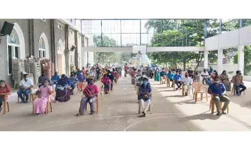 நாகர்கோவில் மாநகராட்சி சார்பில் தடுப்பூசி முகாம் :எளிய முறையால் பொதுமக்கள் மகிழ்ச்சி