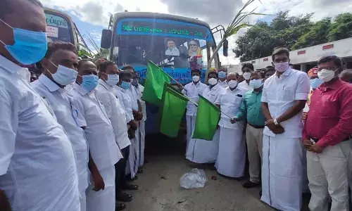 ஊரடங்கின்போது நிறுத்தப்பட்ட 3 அரசு பேருந்து சேவை மீண்டும் தொடங்கியது