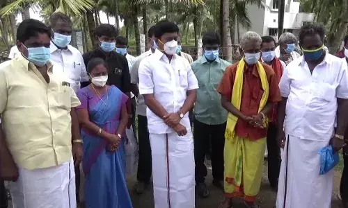 திருப்பத்தூரில் திட்டப் பணிகளுக்கு அடிக்கல் நாட்டு விழா: எம்எல்ஏ நல்லதம்பி பங்கேற்பு