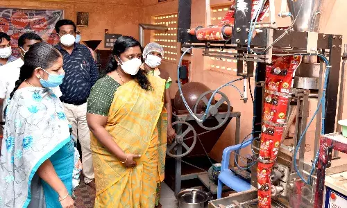 கொல்லிமலை அரப்பளி காப்பித்தூள் தொழிற்கூடத்தை நாமக்கல் கலெக்டர் ஆய்வு