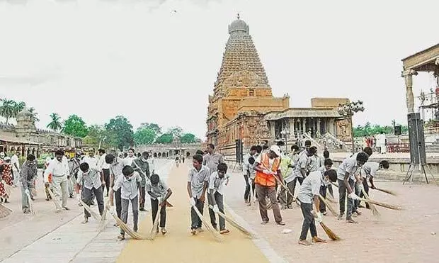 தமிழகம் முழுவதும் 539 கோயில்களில் மூன்று நாட்கள் மாஸ் கிளீனிங்: தரிசனம் கிடையாது!! தமிழகம் முழுவதும் 539 கோயில்களில் மூன்று நாட்கள் மாஸ் கிளீனிங்: தரிசனம் கிடையாது!!