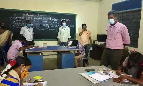 பள்ளி மாணவ, மாணவிகளுக்கு கொரோனா தடுப்பு விழிப்புணர்வு கட்டுரை போட்டி