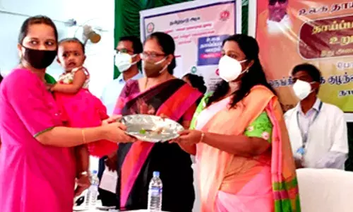 நாமக்கல்லில் உலக தாய்பால் வார விழா: கலெக்டர் பங்கேற்பு