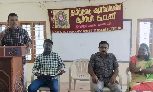நெல்லையில் தமிழ்நாடு ஆரம்பப்பள்ளி ஆசிரியர்கள் கூட்டணி செயற்குழுக் கூட்டம்