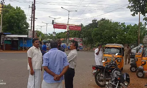தேனி புதிய பேருந்து நிலையம் சந்திப்பில் சிக்னல் அமைக்க கோரிக்கை