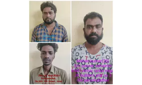 ஸ்ரீபெரும்புதூர் : ஆட்டோவில் கஞ்சா கடத்தல், 3 பேர் கைது, ஆட்டோ பறிமுதல்