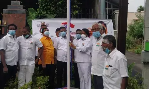 திருவண்ணாமலை திமுக சார்பில் சுதந்திர தின விழா