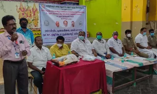 போதைப் பொருட்கள் ஒழிப்பு: கடலூரில் வணிகர் சங்கம் உறுதிமொழி ஏற்பு
