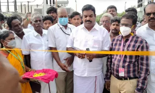 திருநாவலூர் துணைமின்நிலையம்:  அதிக மெகாவாட் வழங்கும் திட்ட துவக்க விழா
