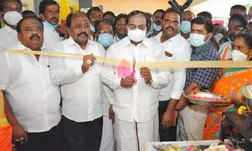 கூட்டுறவு நியாயவிலைக்கடை புதிய கட்டிடம்: துணை சபாநாயகர் திறந்து வைப்பு