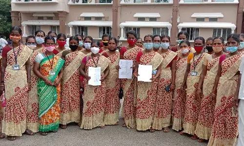 தொகுப்பூதியம் ரூ. 18 ஆயிரம் வழக்ககோரி ஆஷா பணியாளர்கள் கலெக்டரிம் மனு