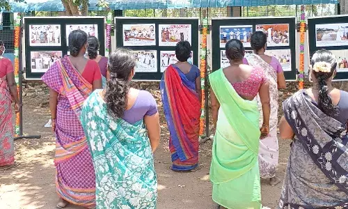 நாமகிரிப்பேட்டையில் தமிழக அரசின் சாதனை விளக்க புகைப்படக் கண்காட்சி