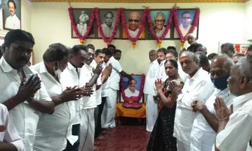 குமாரபாளையம் முன்னாள் நகர்மன்ற தலைவர் சேகர் முதலாம் ஆண்டு நினைவு நாள்