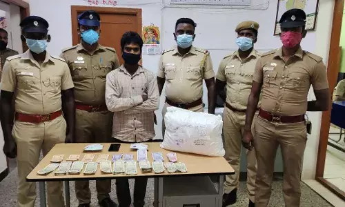 கஞ்சா விற்பனையில் ஈடுபட்ட வடமாநில இளைஞர் கைது