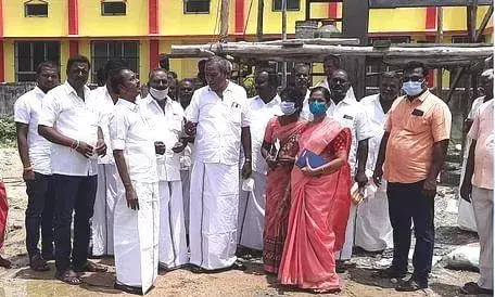 ஆரணி ஒன்றியத்தில் வளர்ச்சிப் பணிகள்: சேவூர் ராமச்சந்திரன் ஆய்வு