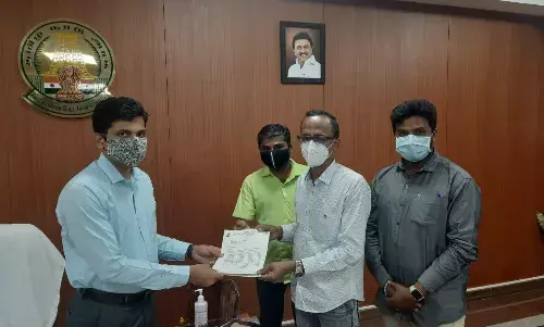 திருப்பூரில்  செப்.5-இல் மராத்தான் ஓட்டம்:   பாஜக.வினர்   புகார் மனு