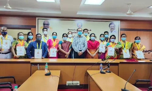 கோவையில் 13 ஆசிரியர்களுக்கு நல்லாசிரியர் விருது