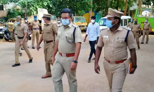 விநாயகர் சதூர்த்தியை முன்னிட்டு குமரியில் பலத்த போலீஸ் பாதுகாப்பு