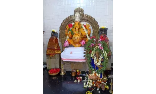 ஸ்ரீவில்லிபுத்தூரில் இந்து முன்னணியினர் சார்பில் விநாயகருக்கு சிறப்பு பூஜை