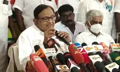 உள்ளாட்சி தேர்தலில்  திமுக-காங்கிரஸ் கூட்டணி அமோக வெற்றி பெறும்: ப சிதம்பரம்