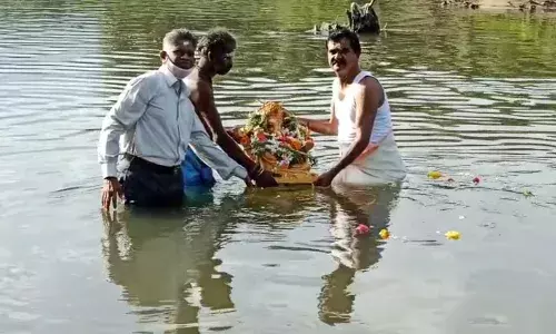 குமரியில் அரசின் தடை உத்தரவால் களையிழந்த விநாயகர் சிலை விசர்ஜனம்