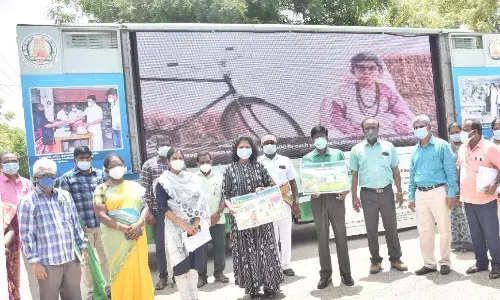 தூய்மை பாரத இயக்கத்தின் கீழ் சுதந்திர தின அமுது பெருவிழா: ஆட்சியர் தொடக்கம்