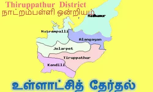 உள்ளாட்சித்தேர்தல்: நாட்றம்பள்ளி ஒன்றியத்தில் 958 பேர் வேட்புமனு தாக்கல்