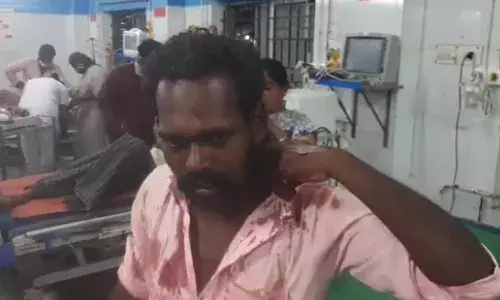 திண்டுக்கல் பஸ் நிலையத்தில் ஓட்டல் தொழிலாளிக்கு கத்தி குத்து