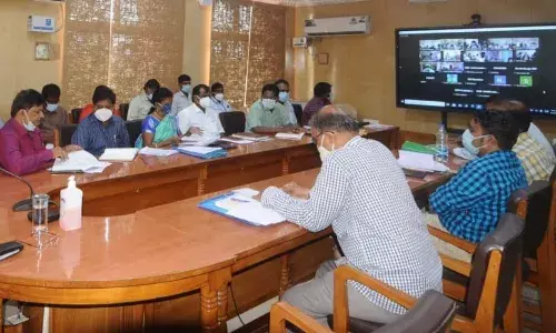 கடலூரில் காணொலி வாயிலாக விவசாயிகள் குறைகேட்பு கூட்டம்