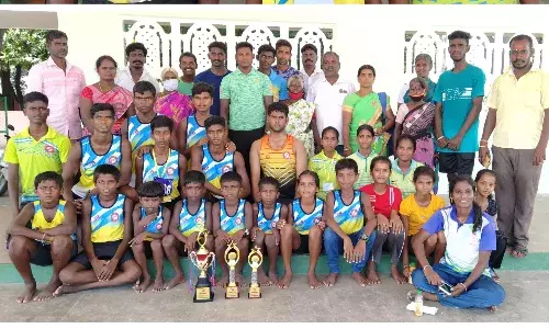 மாரத்தான் போட்டியில் பரிசுகளை அள்ளிய கோவிந்தவாடி  கிராம விளையாட்டு குழு