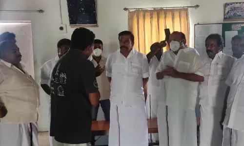 காவலூர் விண்வெளி ஆராய்ச்சி மையத்தை அமைச்சர்கள் பார்வையிட்டனர்