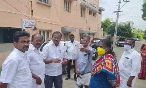 சேலம் ஏரியில் ஆக்கிரமிப்புகள்: மேற்கு தொகுதி எம்எல்ஏ ஆய்வு