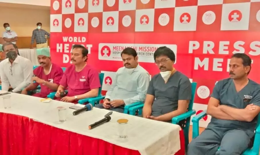 மதுரை மீனாட்சி மிஷன் மருத்துவமனையில உலக இருதய தினம் அனுசரிப்பு மதுரை மீனாட்சி மிஷன் மருத்துவமனையில உலக இருதய தினம் அனுசரிப்பு