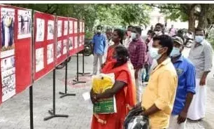 திருவண்ணாமலை ஆட்சியர் அலுவலக வளாகத்தில் புகைப்பட கண்காட்சி