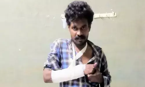 போலீசில் சிக்கிய கொள்ளையர்கள்: தப்பியோட முயன்றபோது எலும்பு முறிவு