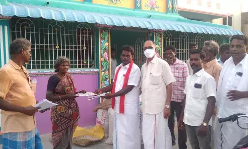 விக்கிரவாண்டி தொகுதியில் சிபிஎம் வாக்கு சேகரிப்பு