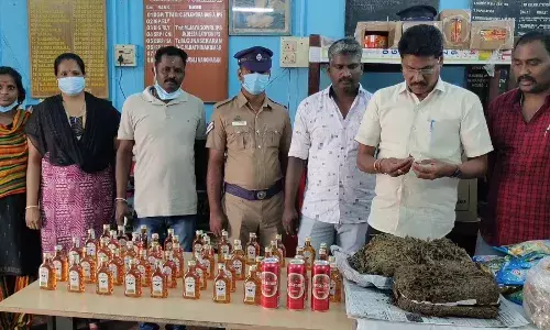 ரயிலில் கடத்தப்பட்ட போதைப்பொருட்கள் பறிமுதல்