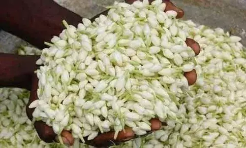 சத்தியமங்கலம் மார்க்கெட்டில் மல்லிகைப்பூ கிலோ  ரூ.630-க்கு ஏலம்