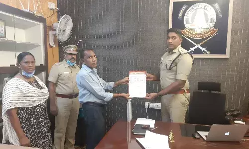 தென்காசி: நில அபகரிப்பு தடுப்பு பிரிவினர் உதவியுடன் மீட்கப்பட்ட நிலம்