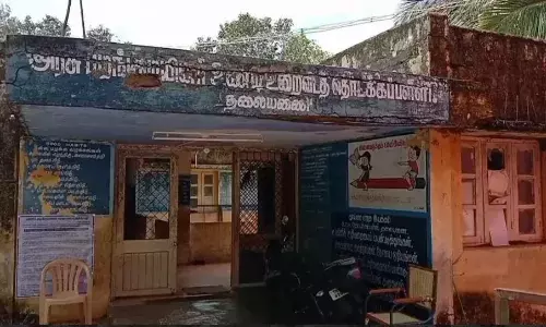 ஆபத்தான நிலையில் உண்டு உறைவிடப்பள்ளி: புதிய கட்டிடம் அமைக்க கோரிக்கை