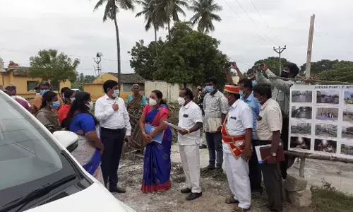மழை வெள்ள பாதிப்புகளை பார்வையிட்ட  அரசு கூடுதல் தலைமை செயலர்