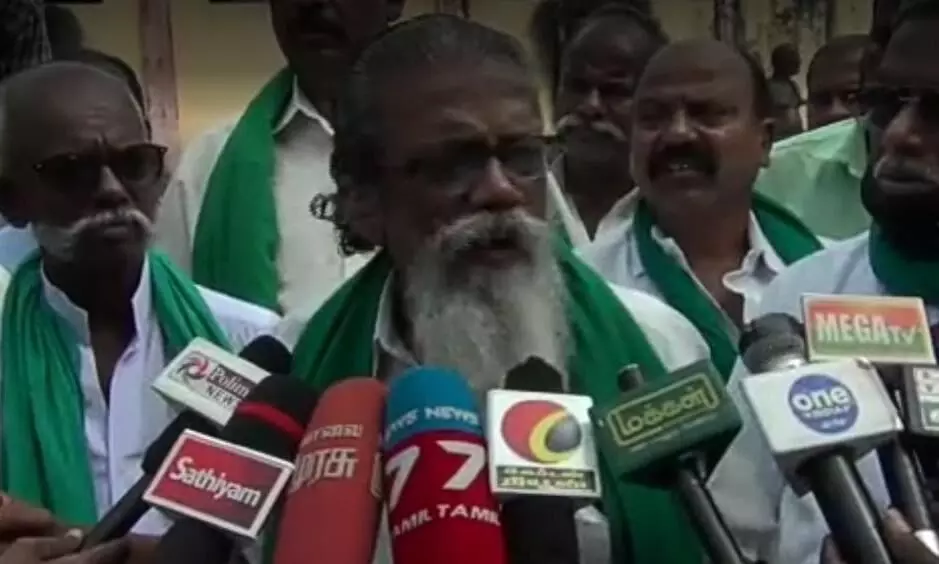 அரசு விரைவாக நெல் கொள்முதல் செய்யவேண்டும்: அய்யாக்கண்ணு பேட்டி அரசு விரைவாக நெல் கொள்முதல் செய்யவேண்டும்: அய்யாக்கண்ணு பேட்டி