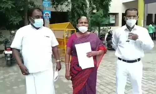 வீட்டை காணவில்லை: கலெக்டர் அலுவலகத்தில் பெண் புகார்