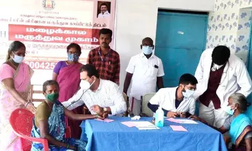 டீம் ஸ்பெஷாலிட்டி மருத்துவமனை சார்பாக மழைக்கால மருத்துவ முகாம்
