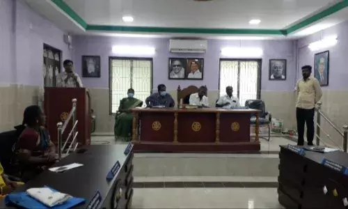 தென்காசி ஊராட்சி ஒன்றிய முதல் கூட்டம் - பல தீர்மானங்கள் நிறைவேற்றம்