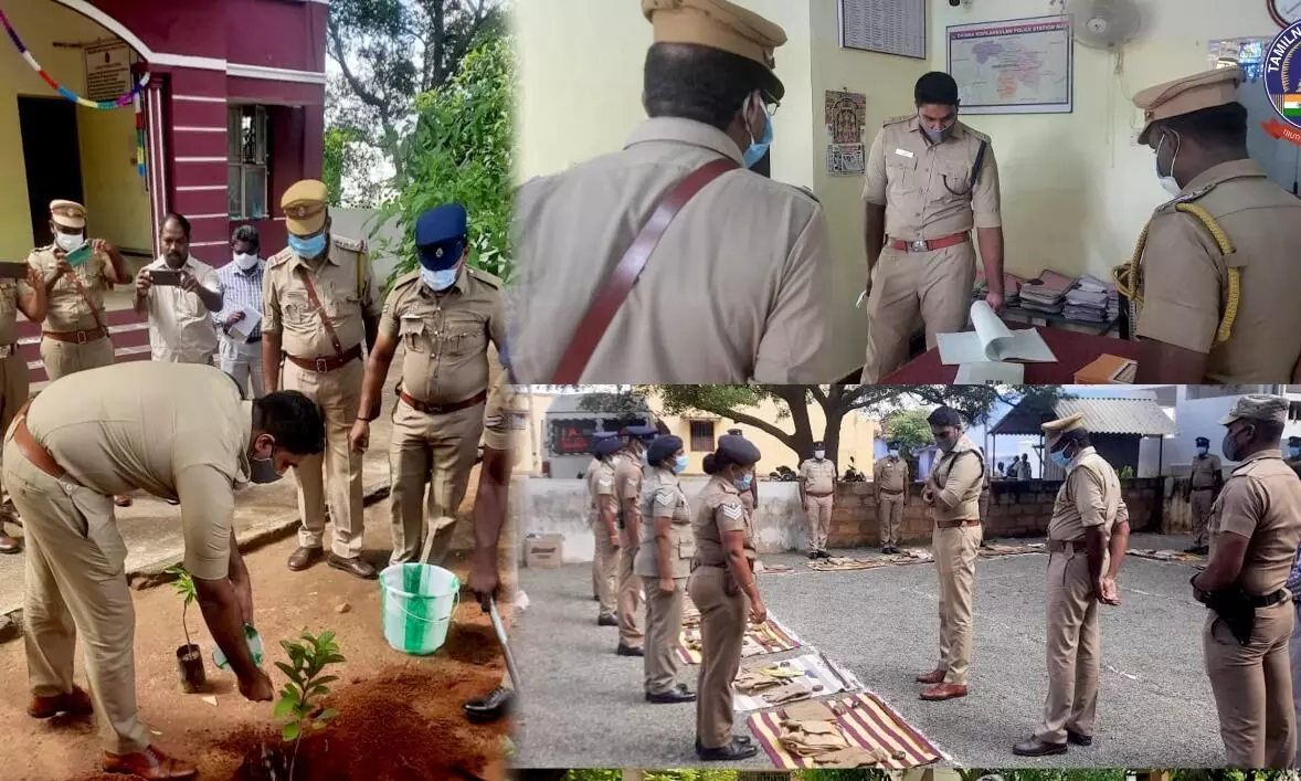சின்னகோவிலாங்குளம் காவல் நிலையத்தில் மாவட்ட காவல் கண்காணிப்பாளர் ஆய்வு சின்னகோவிலாங்குளம் காவல் நிலையத்தில் மாவட்ட காவல் கண்காணிப்பாளர் ஆய்வு